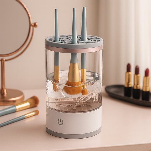 LuxeSpin Pro Makeup Brush Cleaner