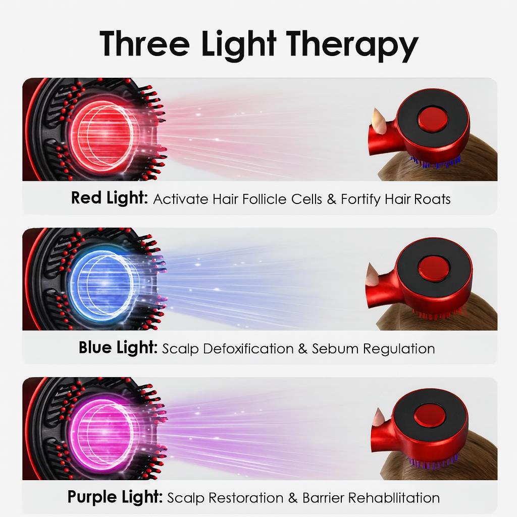Red Light Therapy Comb